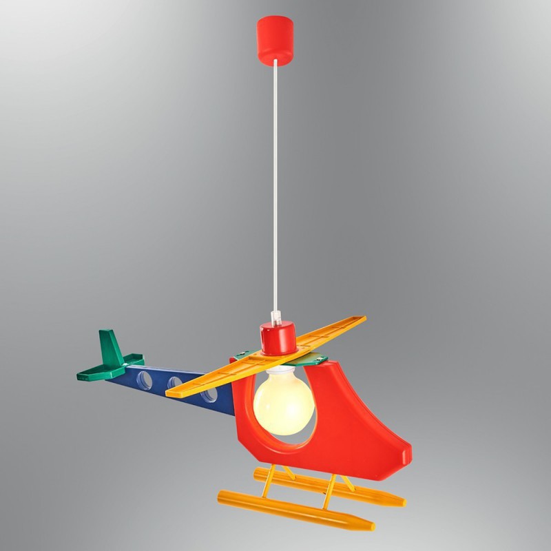 Dziecięca lampa helikopter ozcan 4800-2 kolorowy